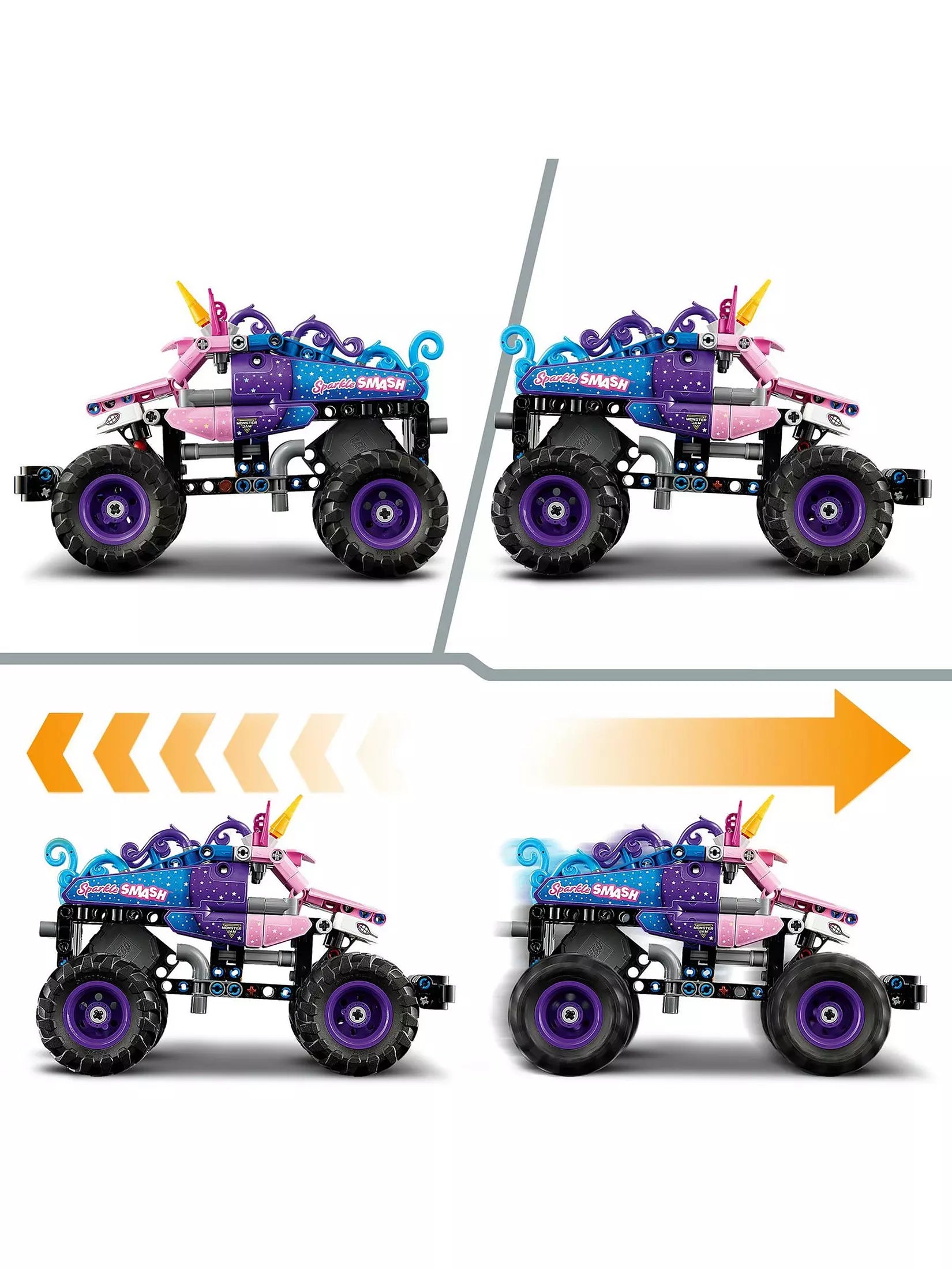 Lego Technic 42220 Monster Jam Sparkle Smash