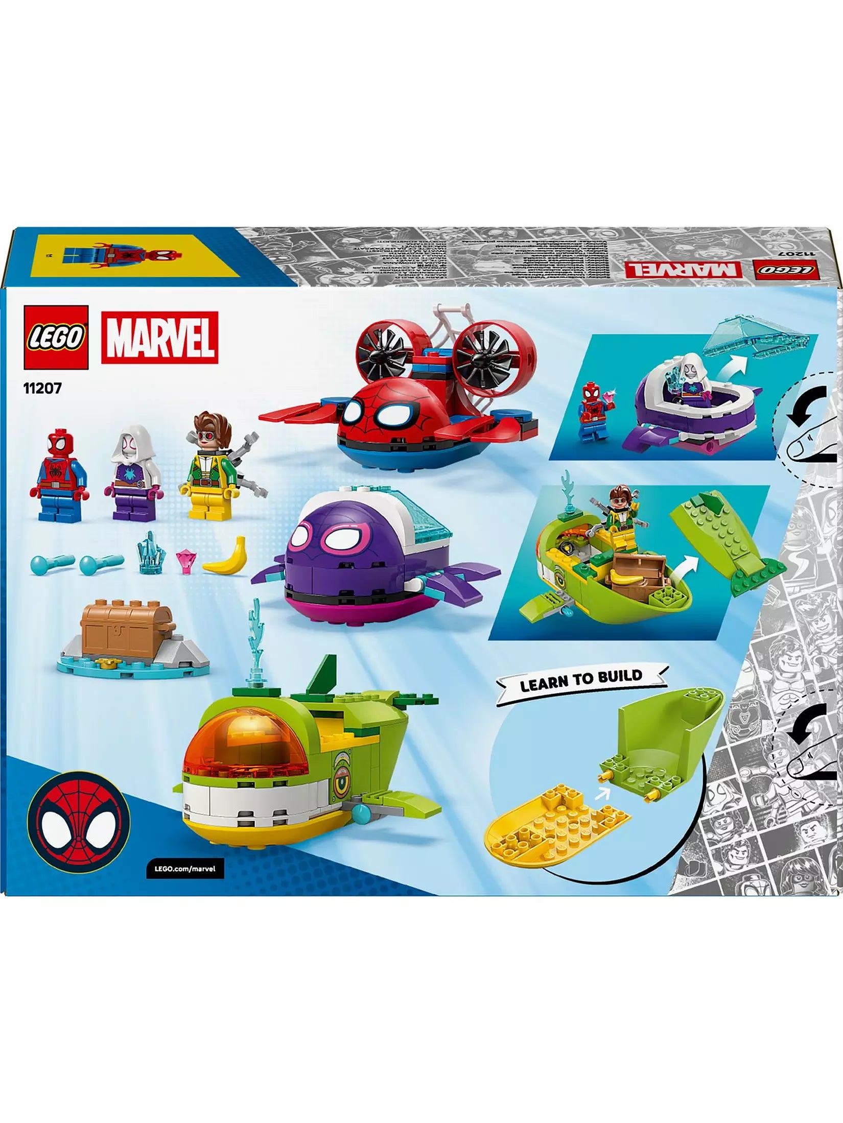 Lego Marvel 11207 Spidey Underwater Vehicles