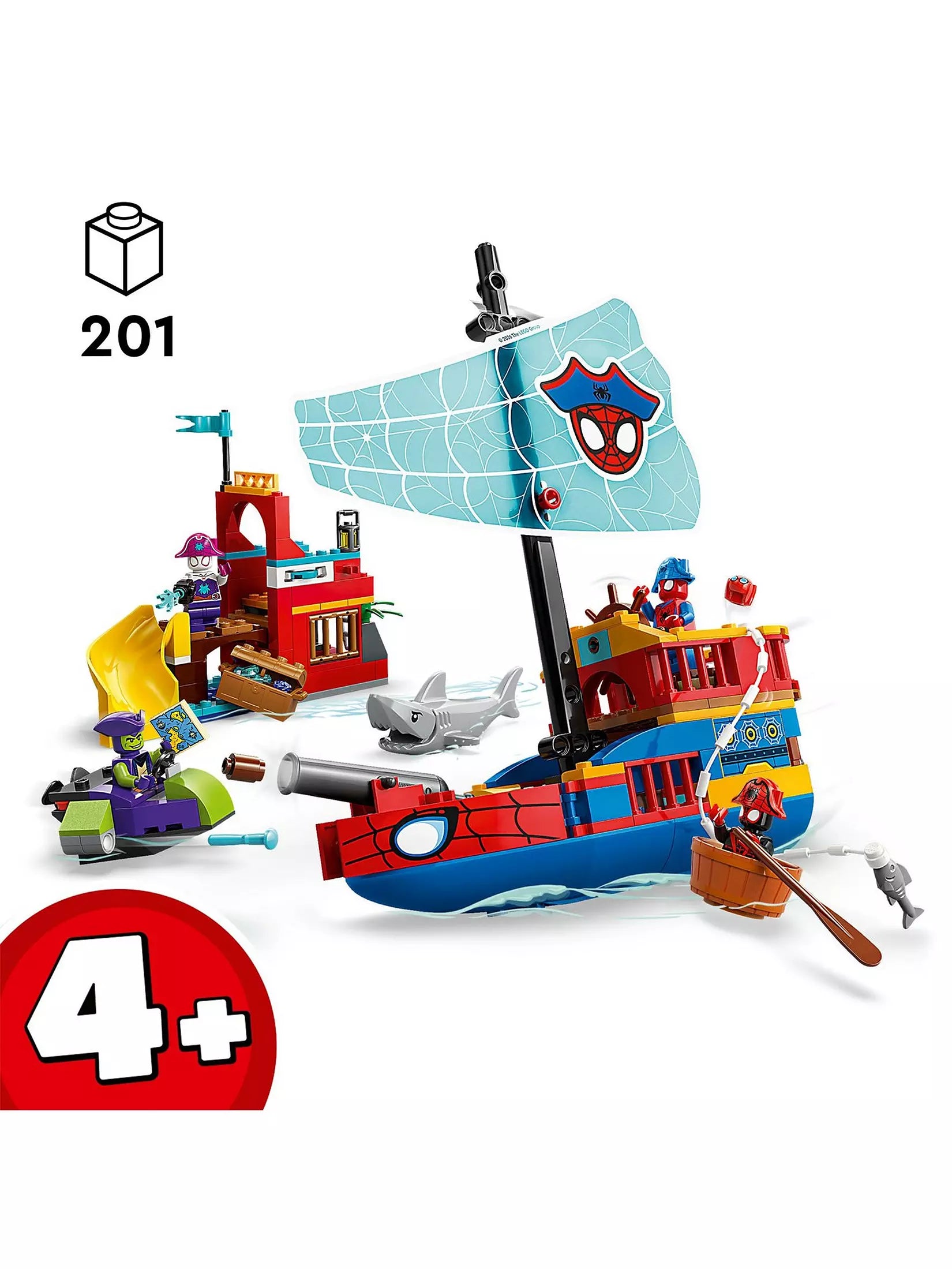 Lego Marvel 11208 Team Spidey Pirate Ship