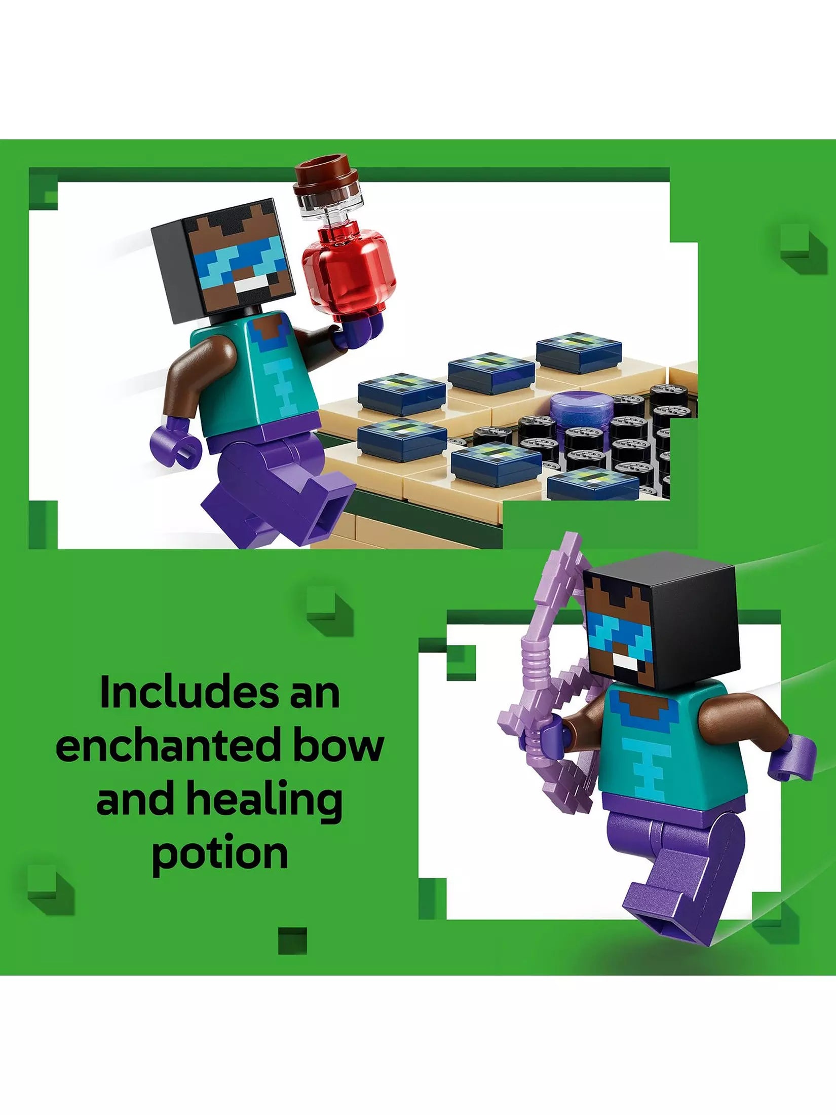 Lego Minecraft 21584 Nether And End Portal Journey