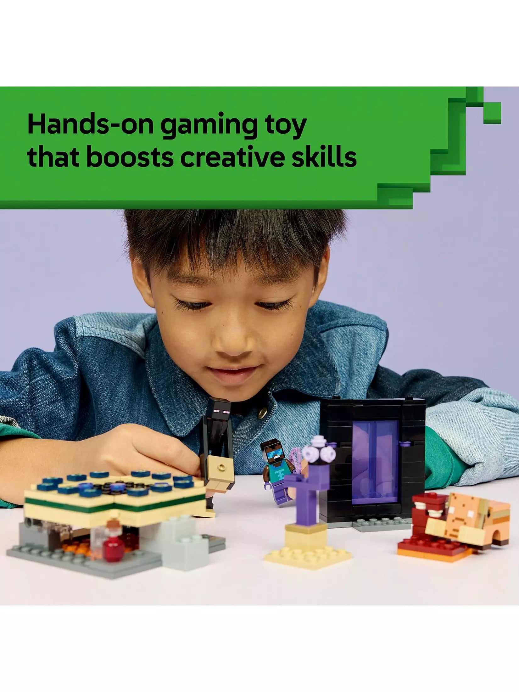 Lego Minecraft 21584 Nether And End Portal Journey