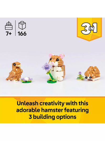 Lego Creator 31376 Cute Hamster With Flower