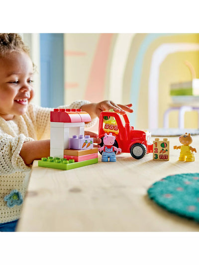 Lego Duplo 10468 Peppa Pig Tractor And Market