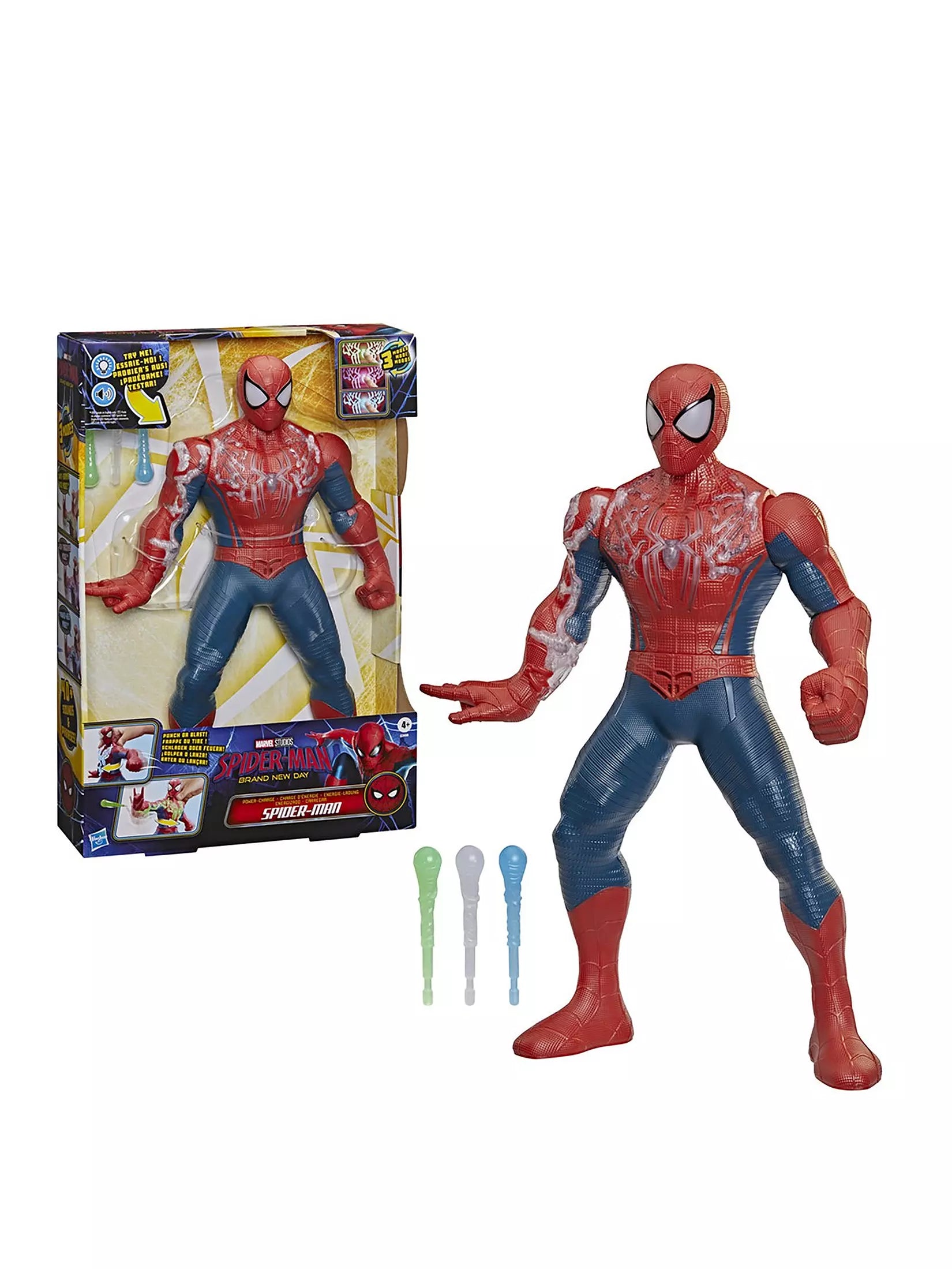 SpiderMan Brand New Day Power Change Spiderman Figure
