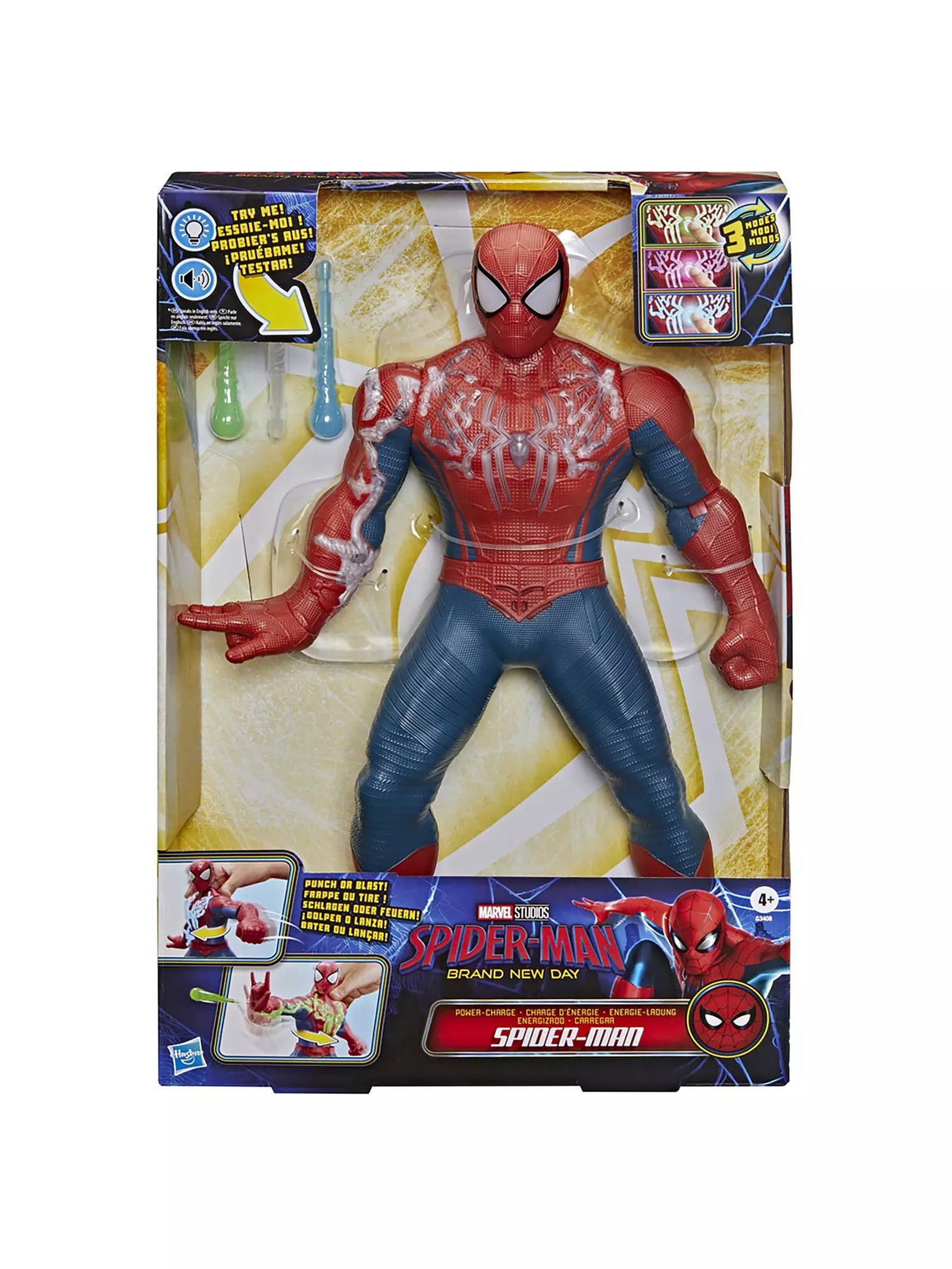 SpiderMan Brand New Day Power Change Spiderman Figure