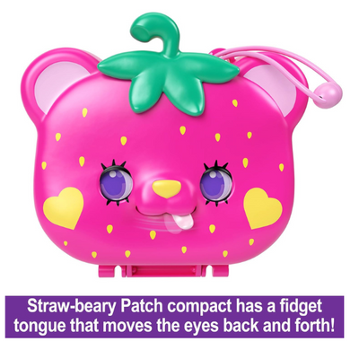 Polly Pocket Straw -  Beary Patch Compact