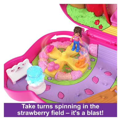 Polly Pocket Straw -  Beary Patch Compact