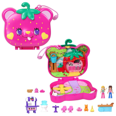 Polly Pocket Straw -  Beary Patch Compact