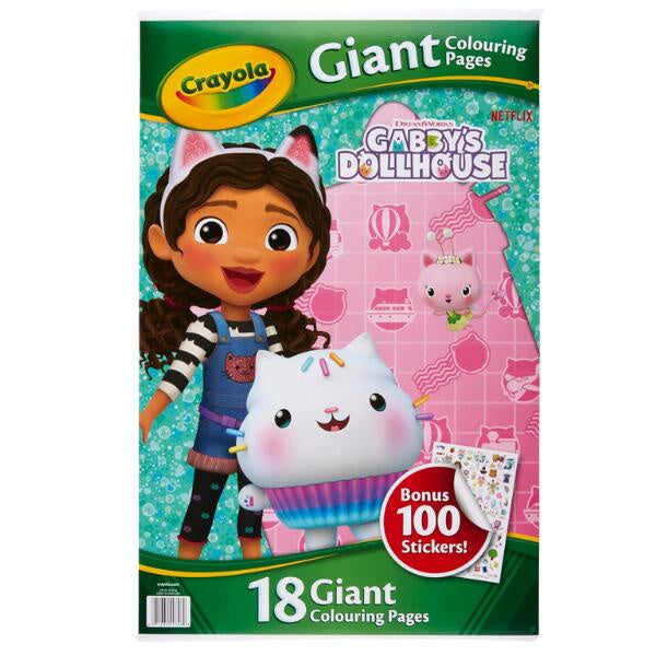 Crayola Gabby's Dollhouse Giant Colouring Book