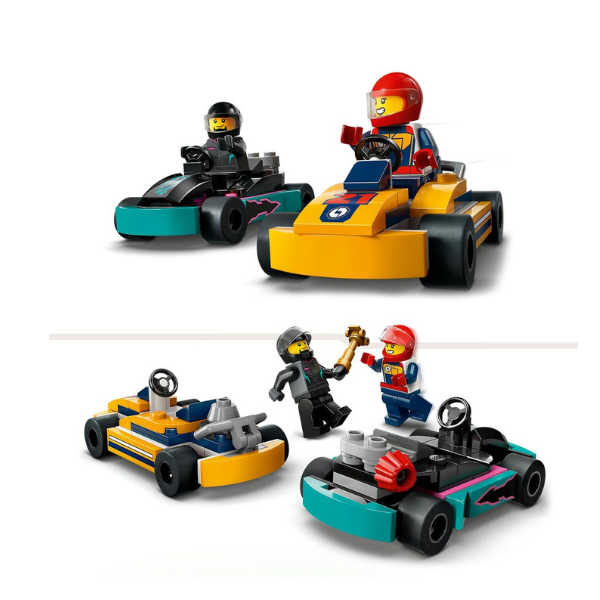 Lego City 60400 Go Karts And Race Drivers