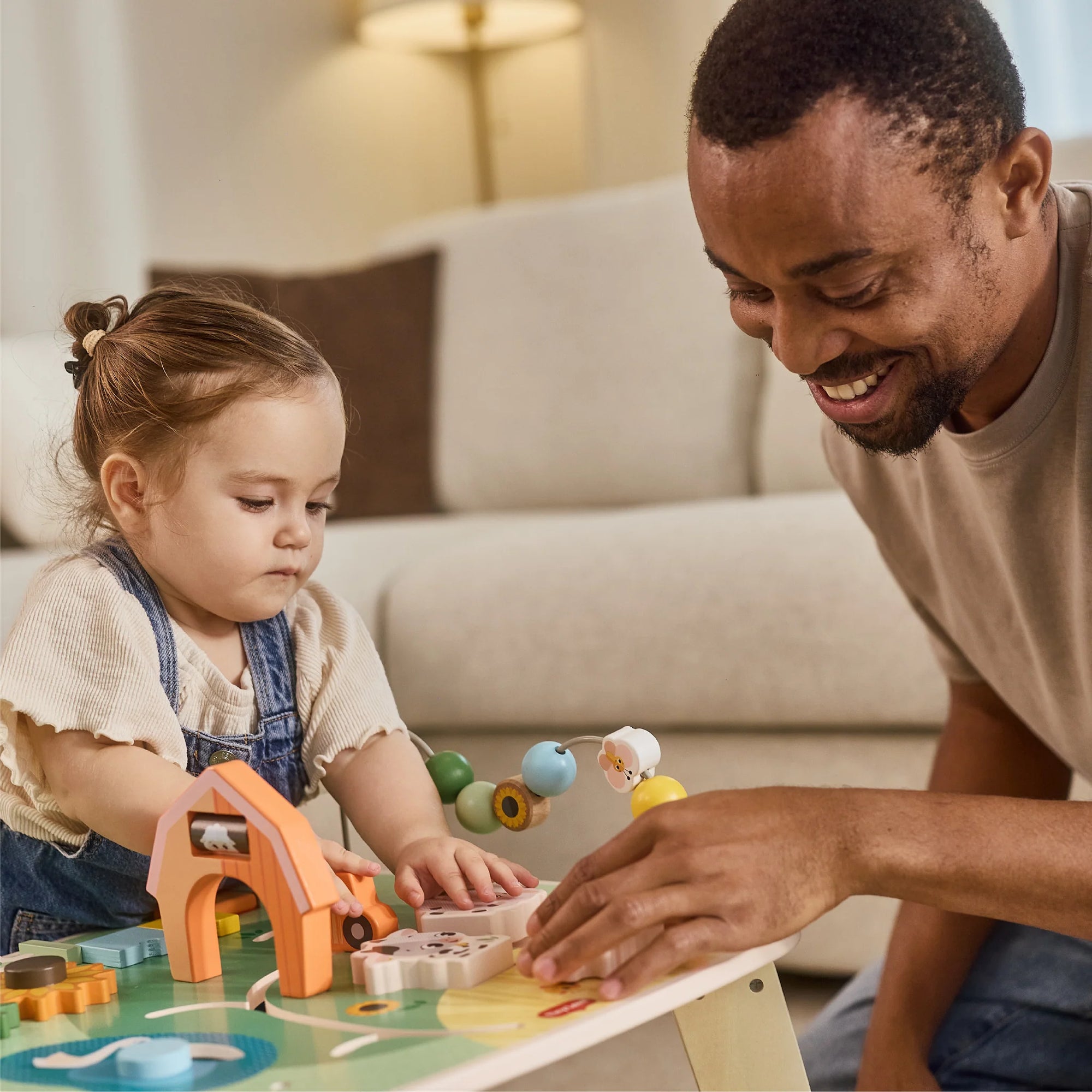 Tiny Love Farmers Funday Wooden Activity Table Infant Toy