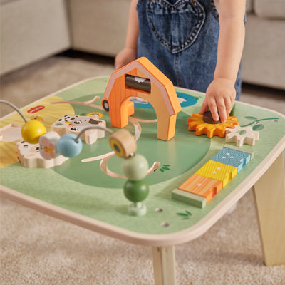 Tiny Love Farmers Funday Wooden Activity Table Infant Toy