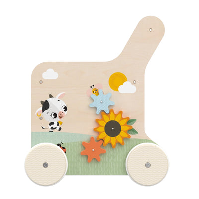 Tiny Love Push And Play Wooden Walk Behind Walker Infant Toy