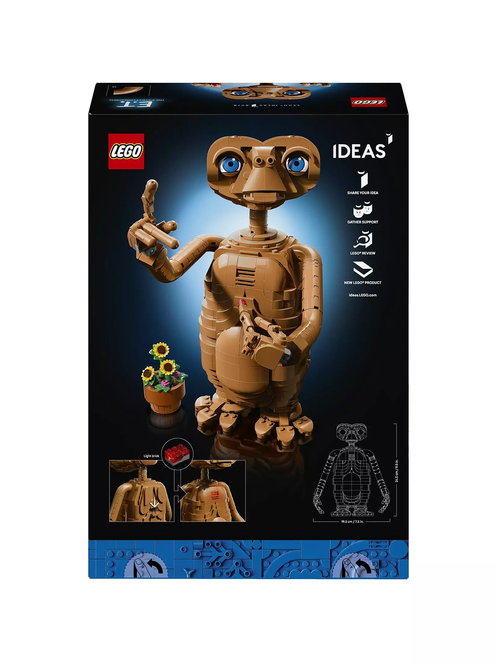 Lego Ideas 21370 E.T The Extra Terrestrial Set