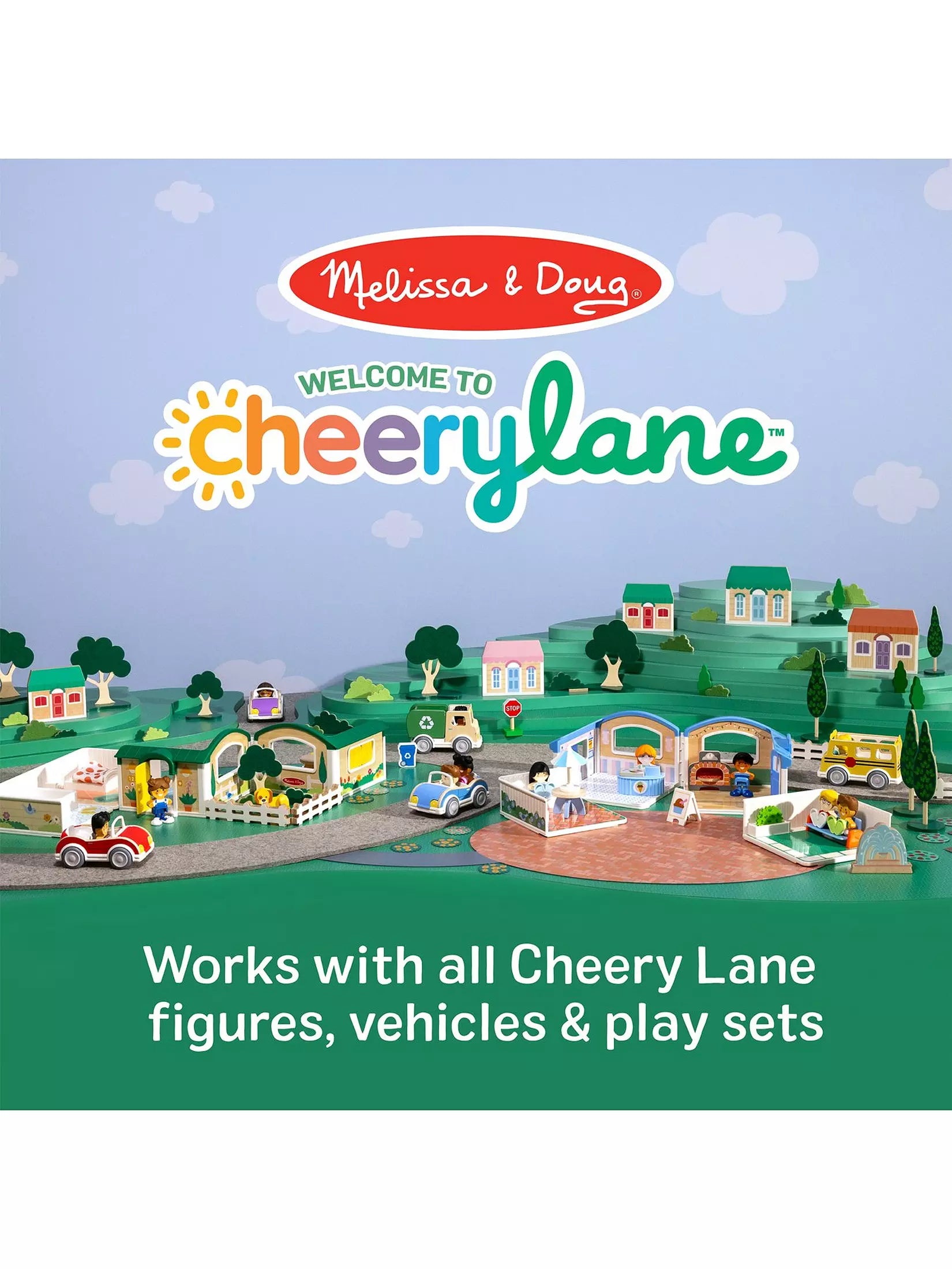 Melissa & Doug Cherrylane  Toy House Playset