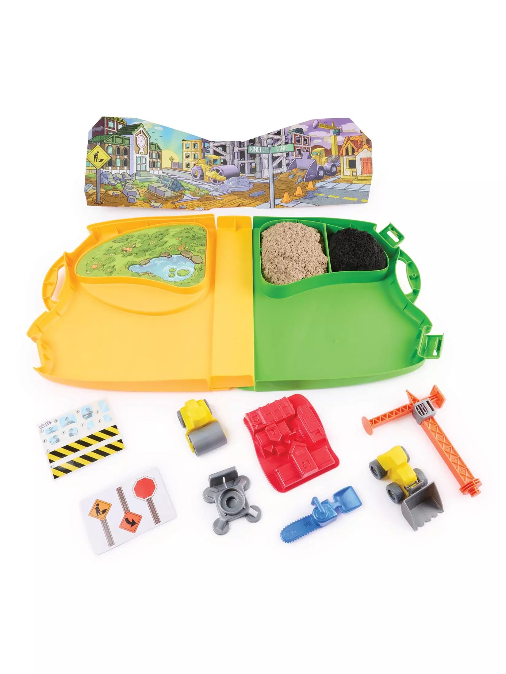 Kinetic Sand Construction Zone Playtset
