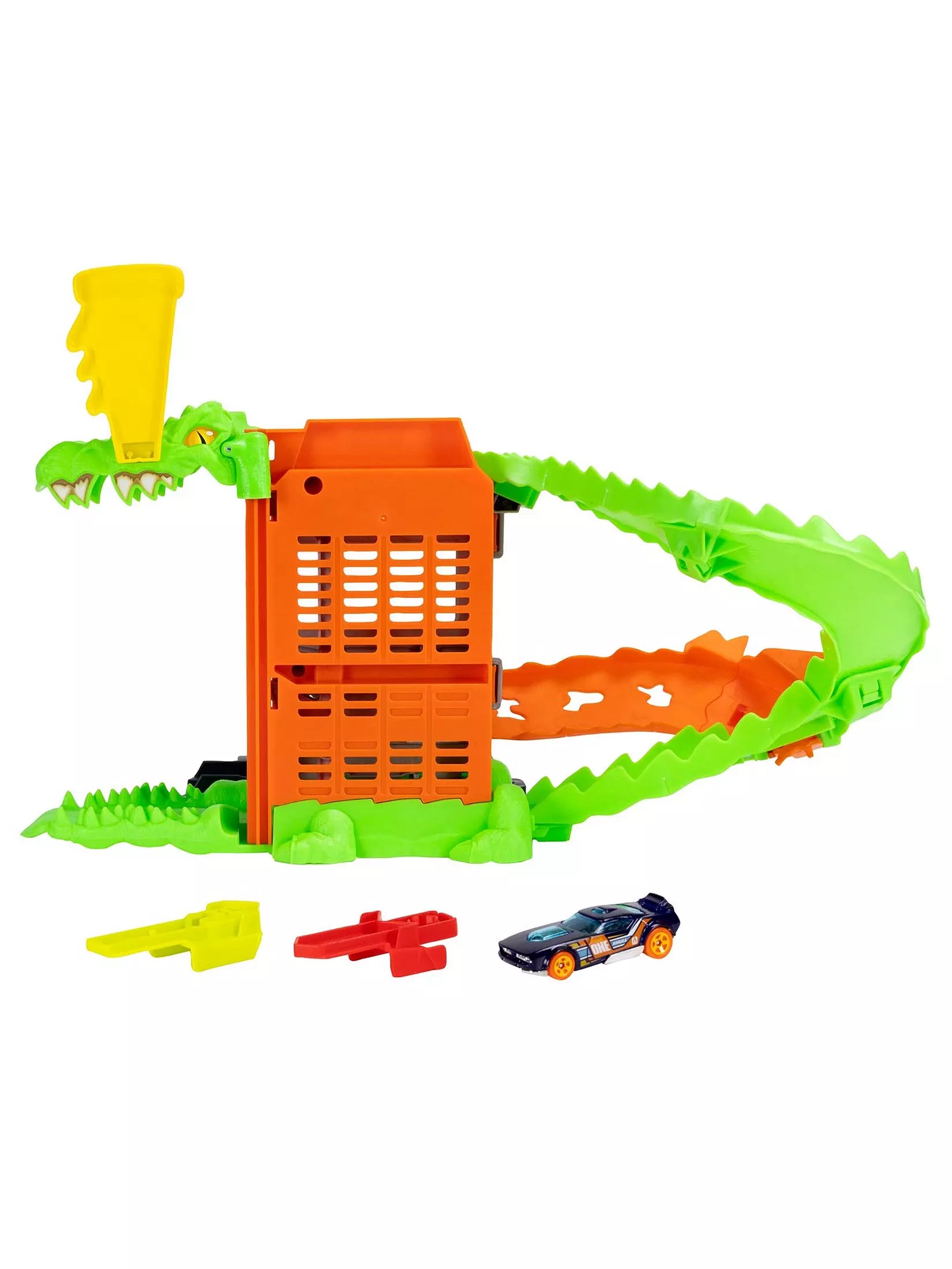 Hot Wheels Croc Pizza Attack Track Set