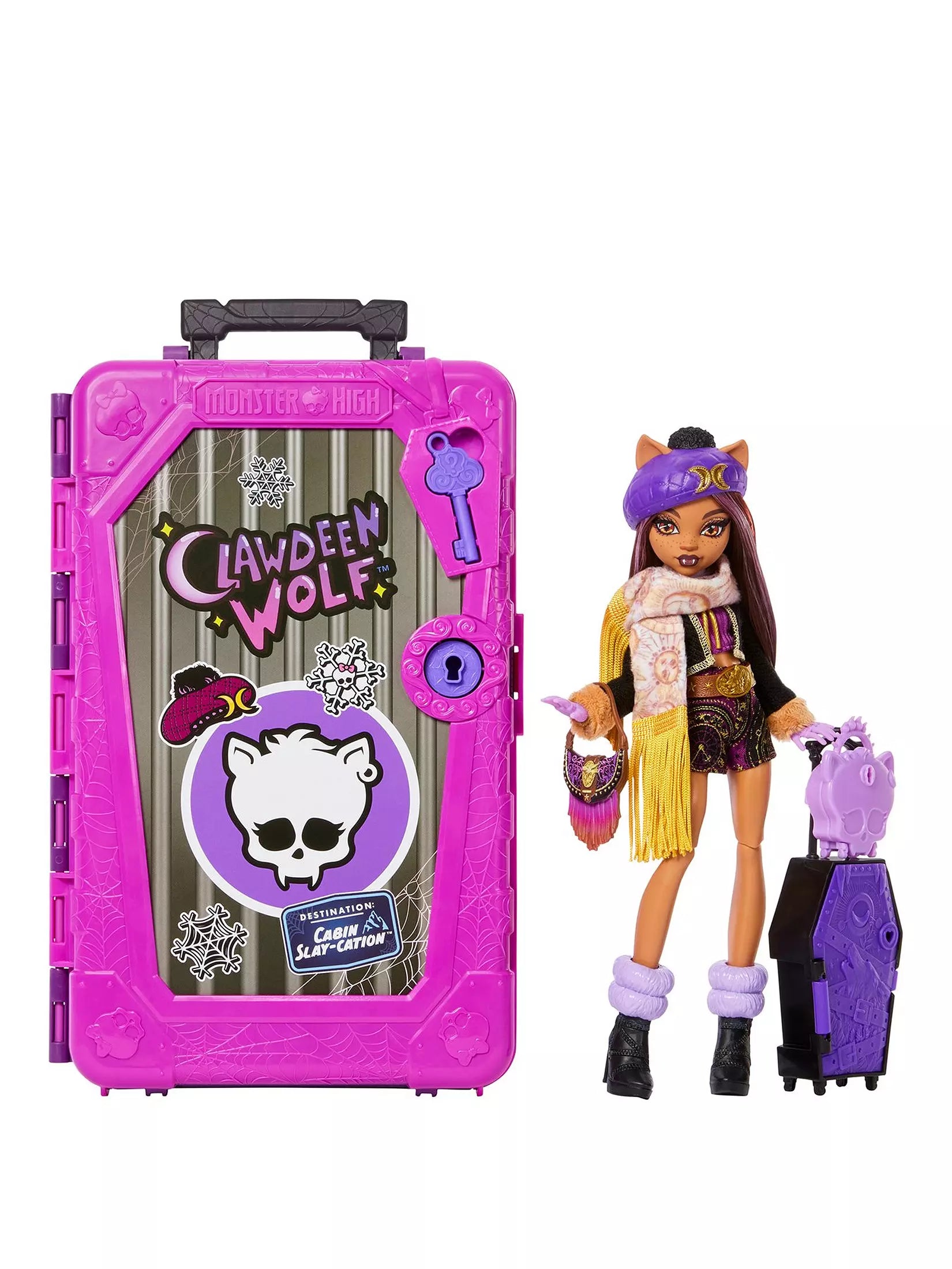 Monster High Skulltimate Secrets Destination Cabin Slaycation Clawdeen Wolf Doll