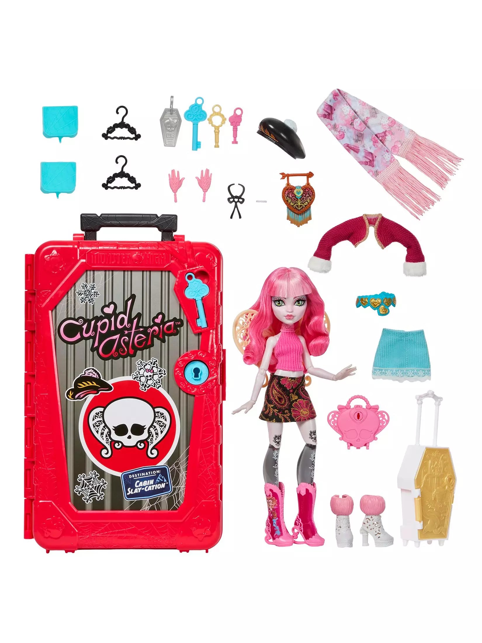 Monster High Skulltimate Secrets Destination Cabin Slaycation Cupid Asteria Doll