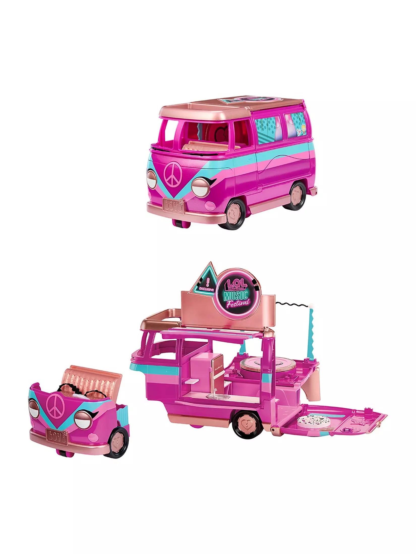 LOL Surprise!  Music Festival Tour Bus