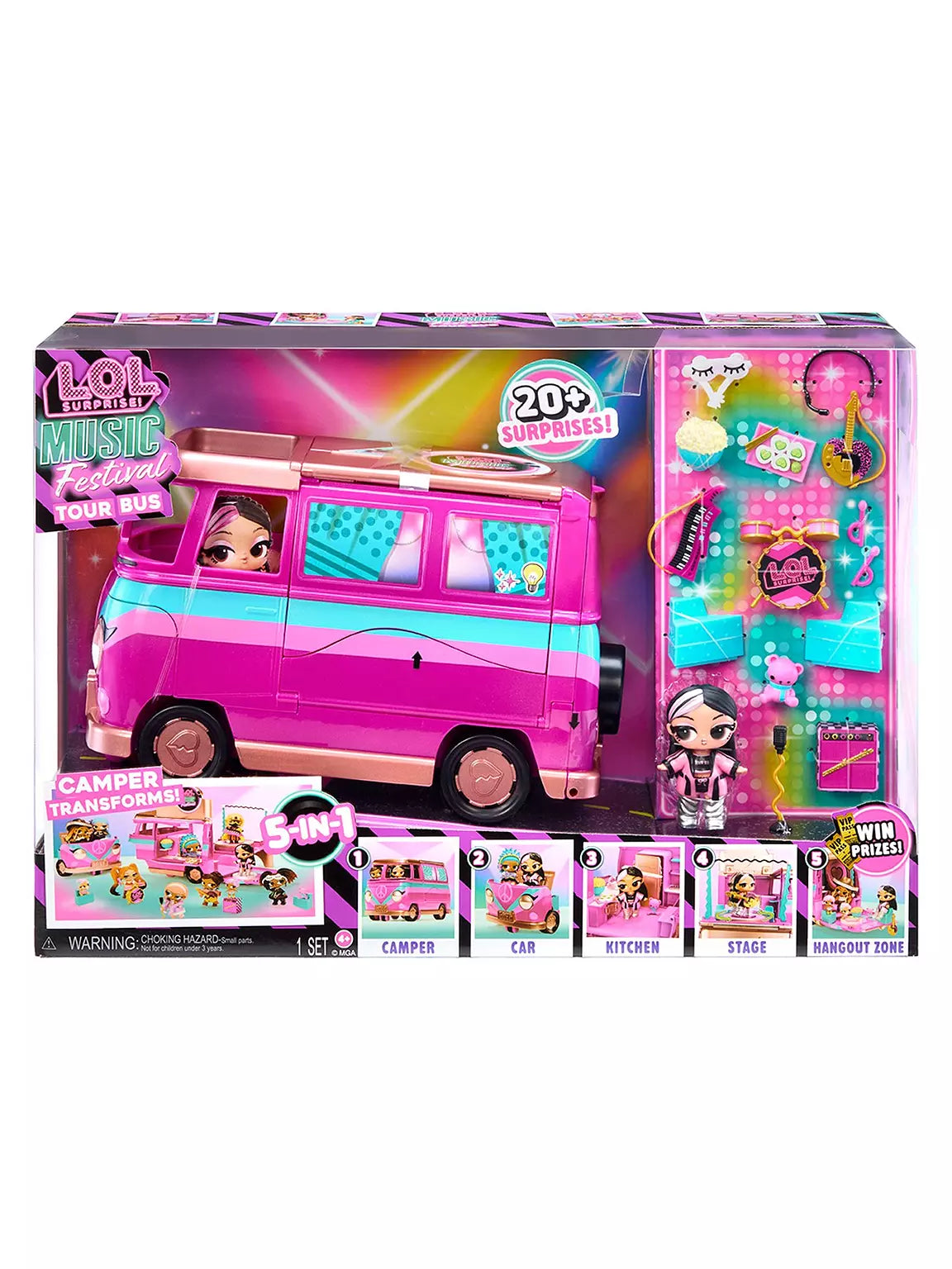 LOL Surprise!  Music Festival Tour Bus