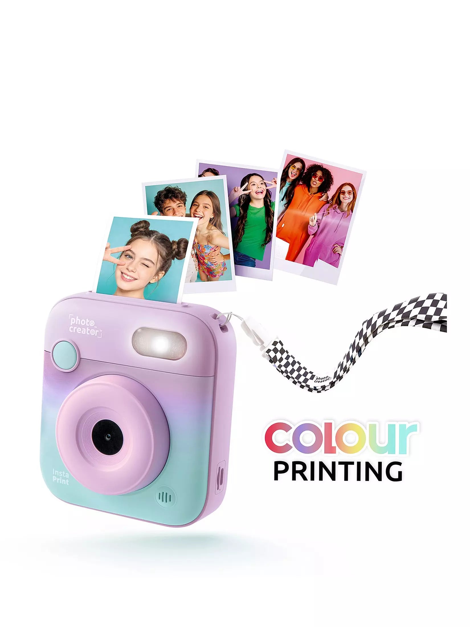 Photo Creator Instant Print Colour Camera Lilac