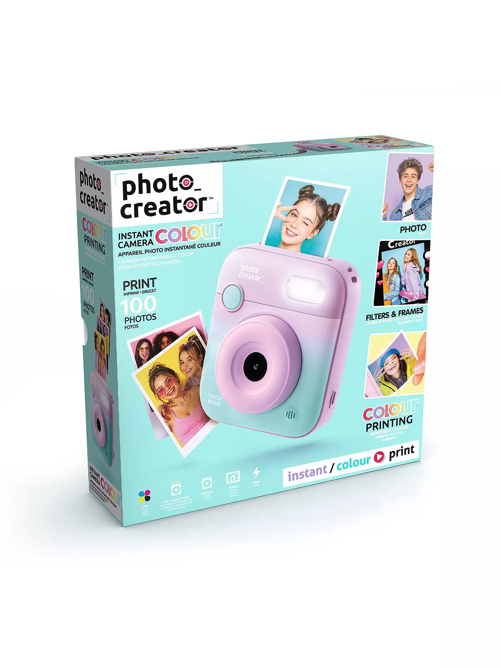Photo Creator Instant Print Colour Camera Lilac