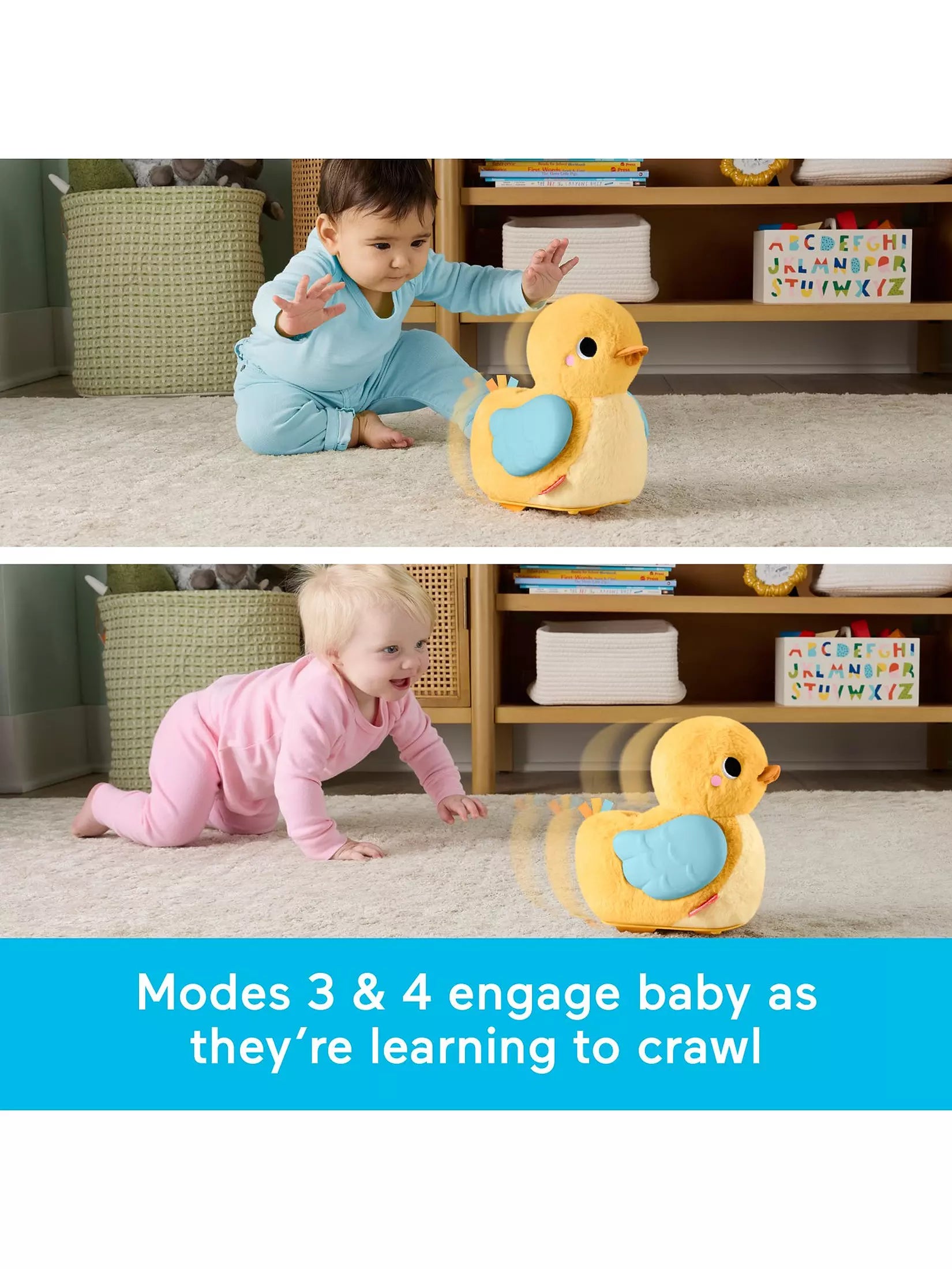 Fisher Price 4 In 1 Cuddle And Crawl Duck