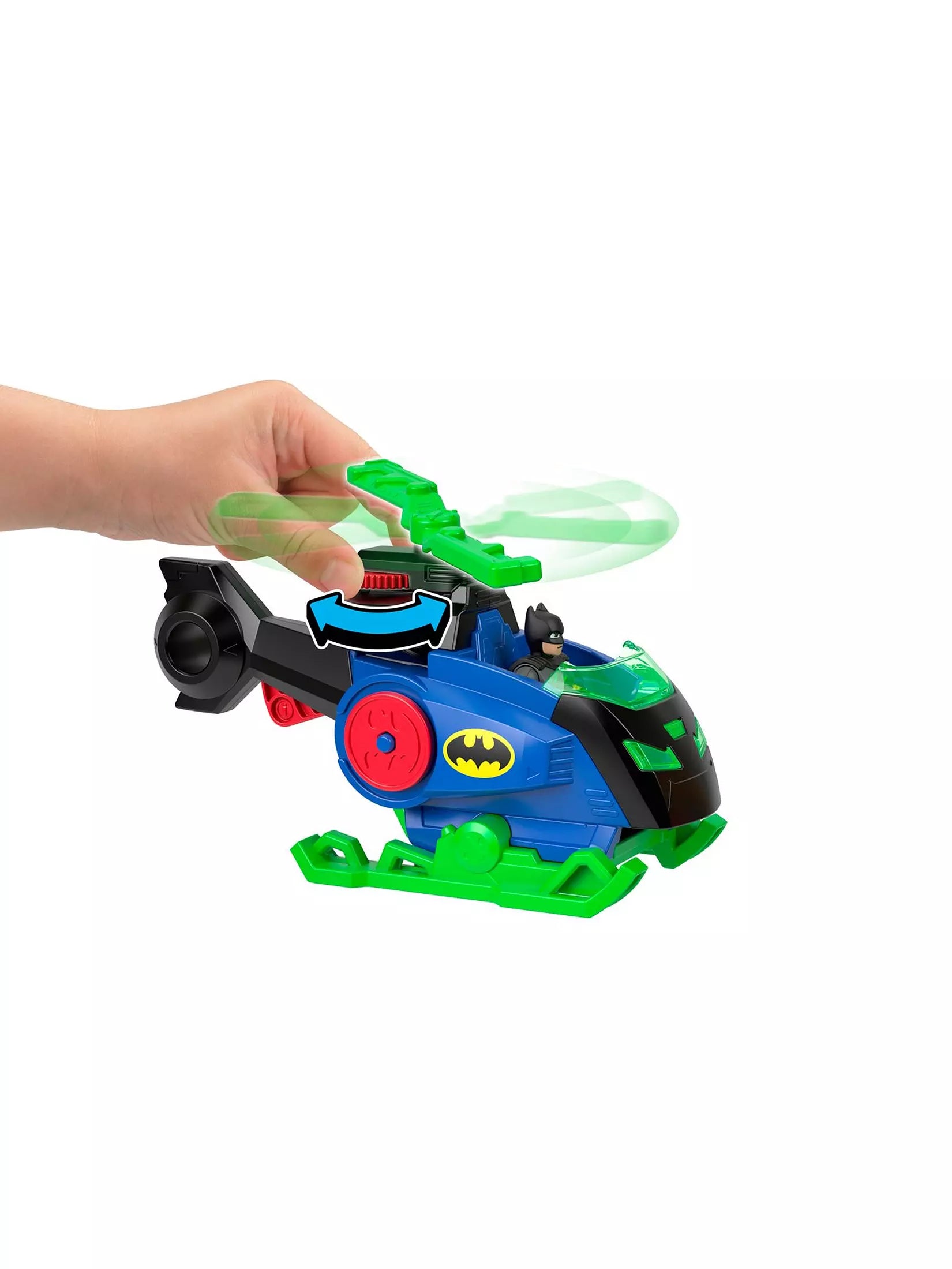 Batman DC Super Friends Imaginext Batcopter vs Man-Bat