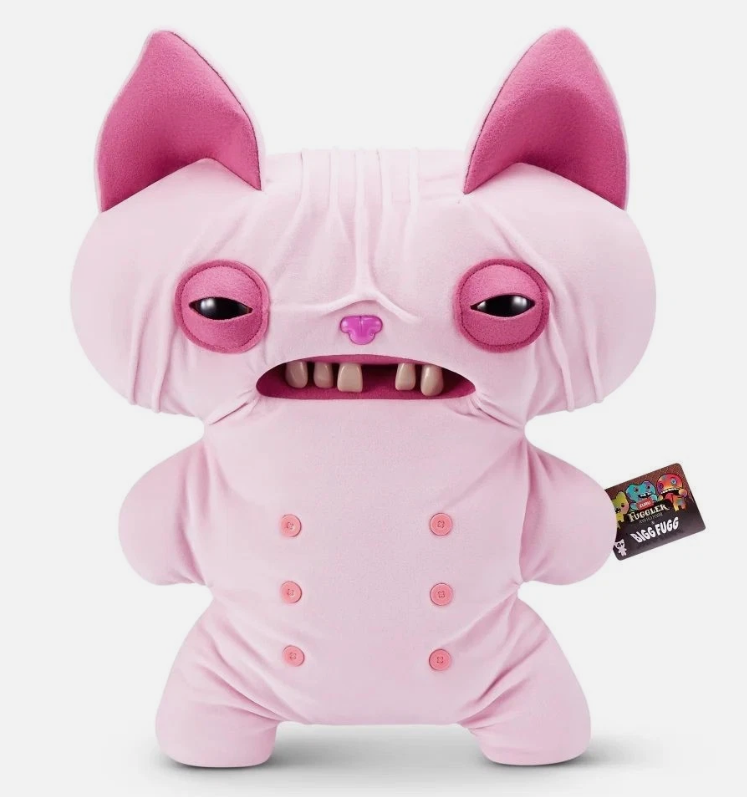 Fuggler Bigg Fugg 18" Funny Ugly Monster Soft Toy Sphinx Cat