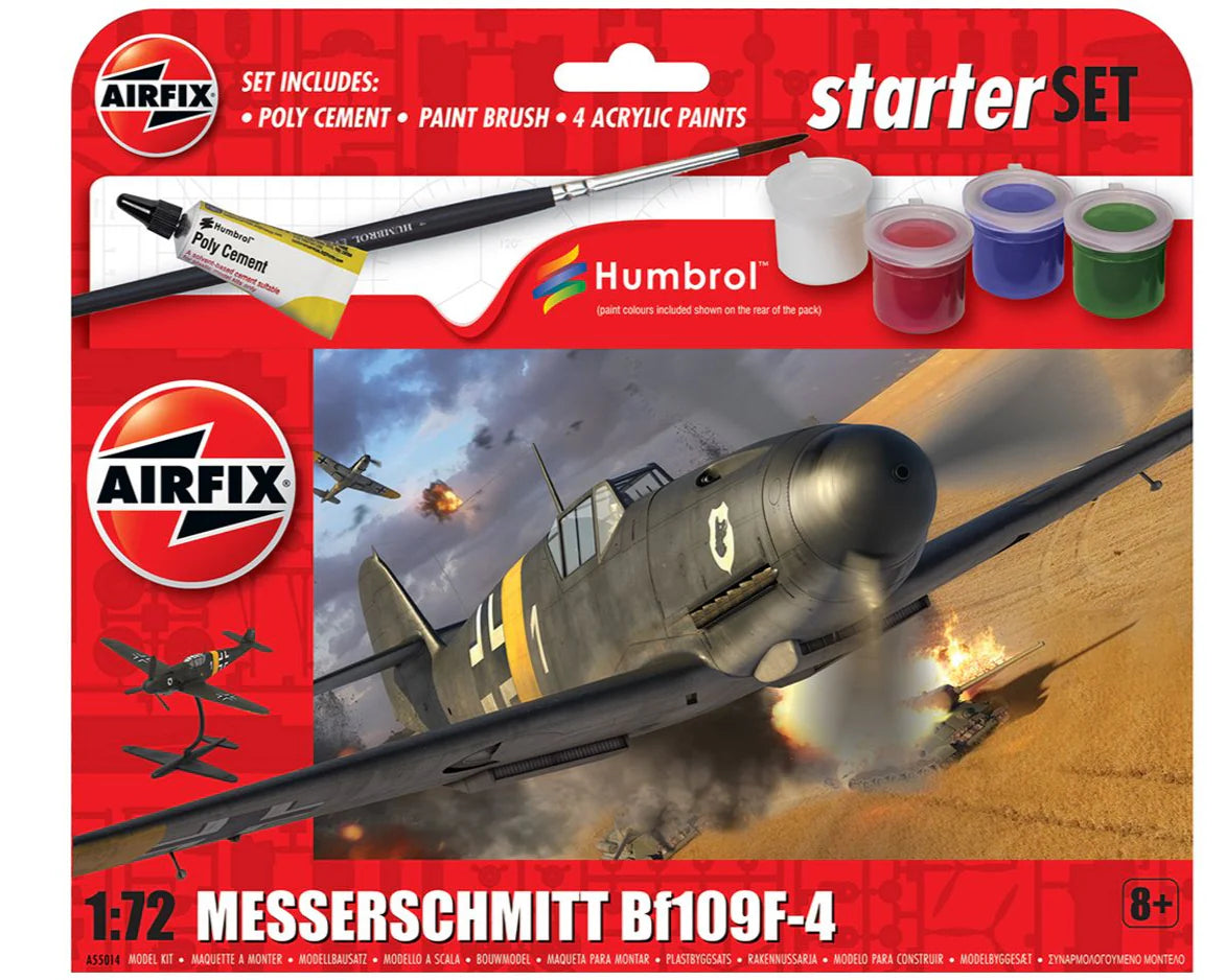 Airfix Messerschmitt Bf109F-4 Starter Set 1:72