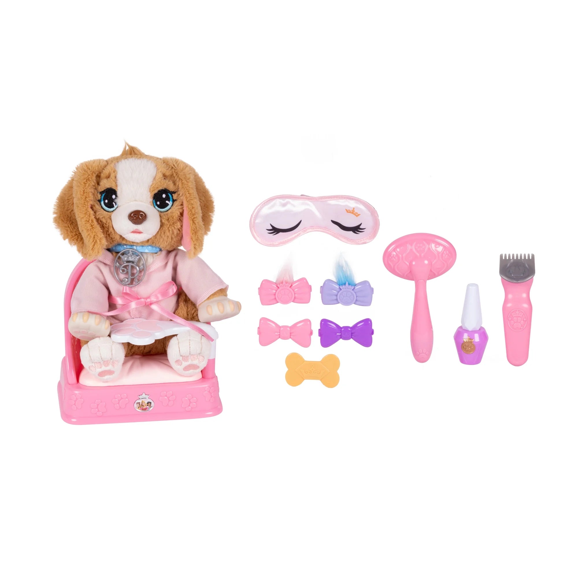 Disney Style Collection My Pampered Pup Soft Toy With Accessories Playset