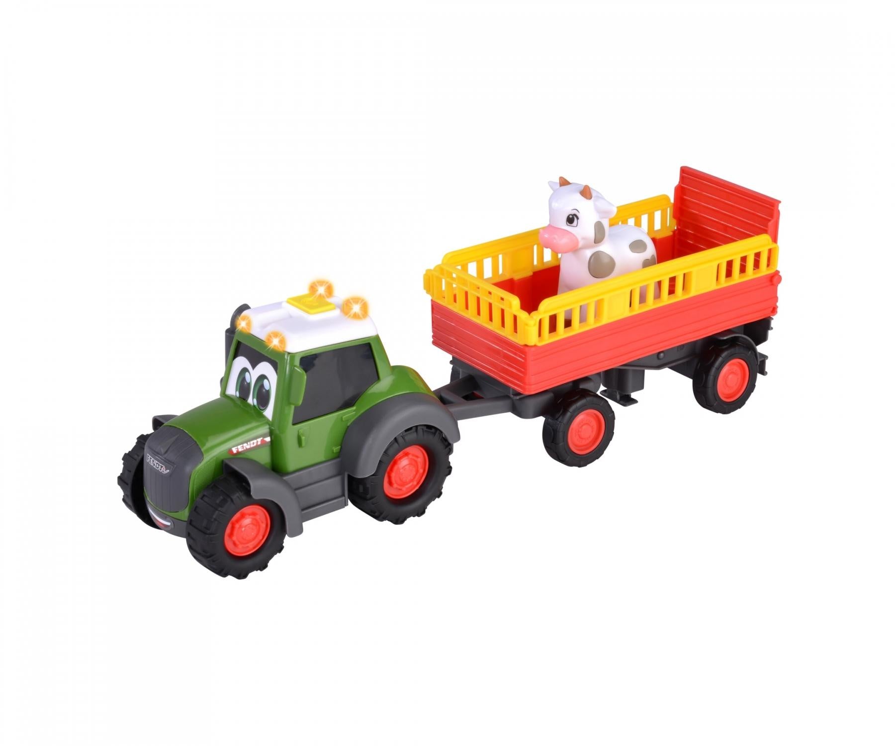 ABC Fendt Infant Farm Tractor And TrailerWith Animal