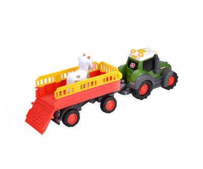 ABC Fendt Infant Farm Tractor And TrailerWith Animal