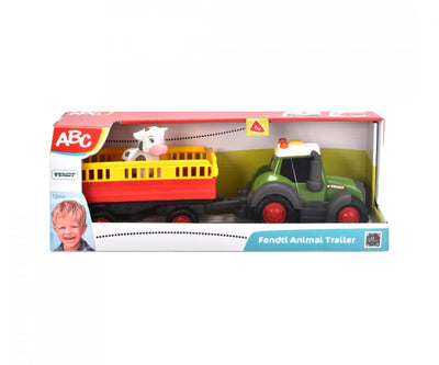 ABC Fendt Infant Farm Tractor And TrailerWith Animal