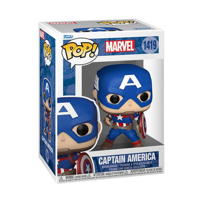 Funko Pop! Marvel Vinyl Figure Captain America 1419