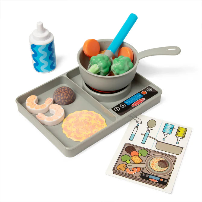 Melissa & Doug Simmer And Stir Stove Top Playset