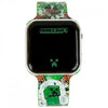 Minecraft LED Watch Green Strap