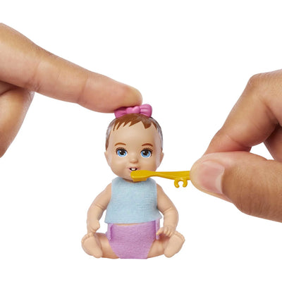 Barbie Babysitters Inc. First Tooth Baby Doll And Accessories