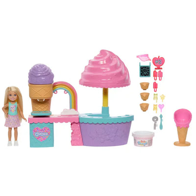 Barbie Club Chelsea Ice Cream Shop Playset With Chelsea Doll