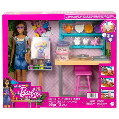 Barbie Relax And Create Art Studio Playset And Doll