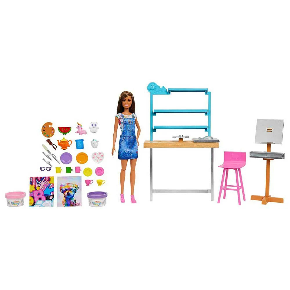 Barbie Relax And Create Art Studio Playset And Doll