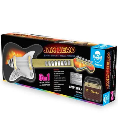 iDance Jam Hero Electric Guitar And Bluetooth Wireless Amp