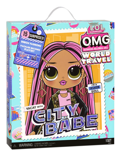 LOL Surprise! OMG World Travel Doll City Babe