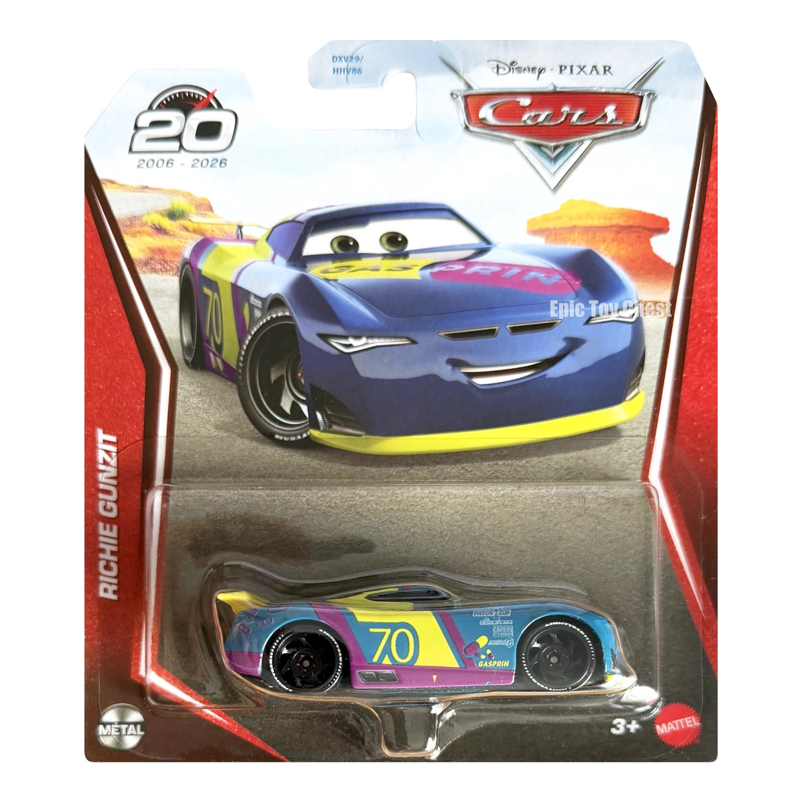 Disney Cars Die Cast Vehicle Richie Gunzit