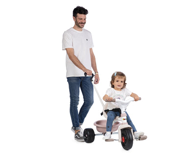 Smoby 2 in 1 Trike With Parent Handle Pink