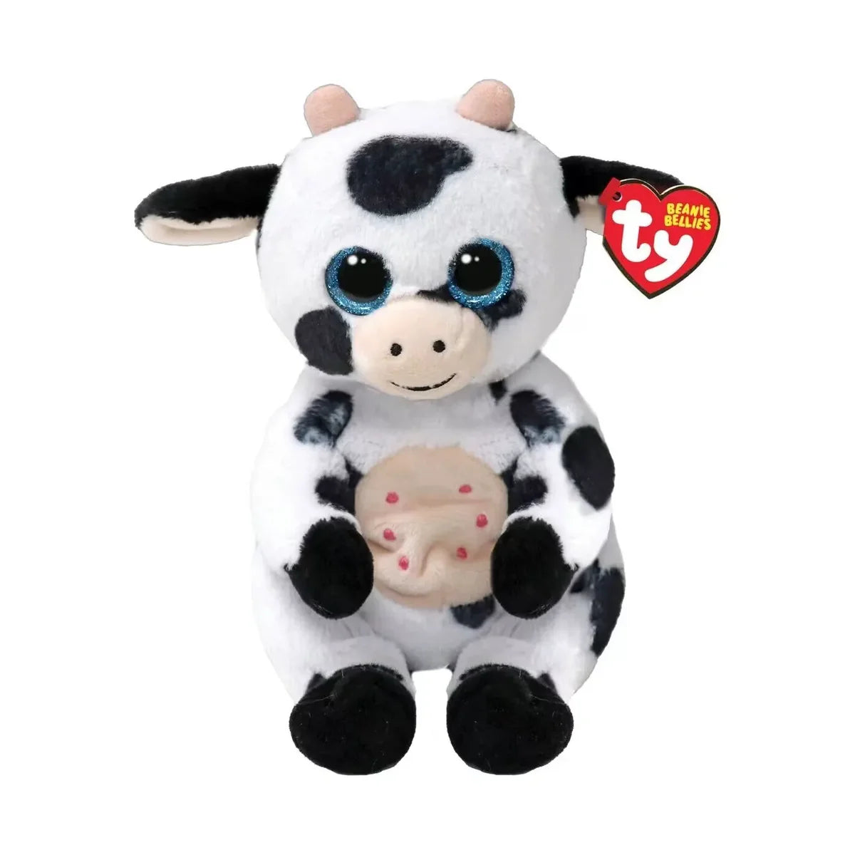 TY Herdly Cow Beanie Bellie Soft Toy