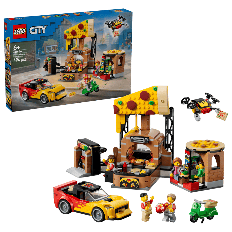 Lego City 60496 Pizza Delivery Experience