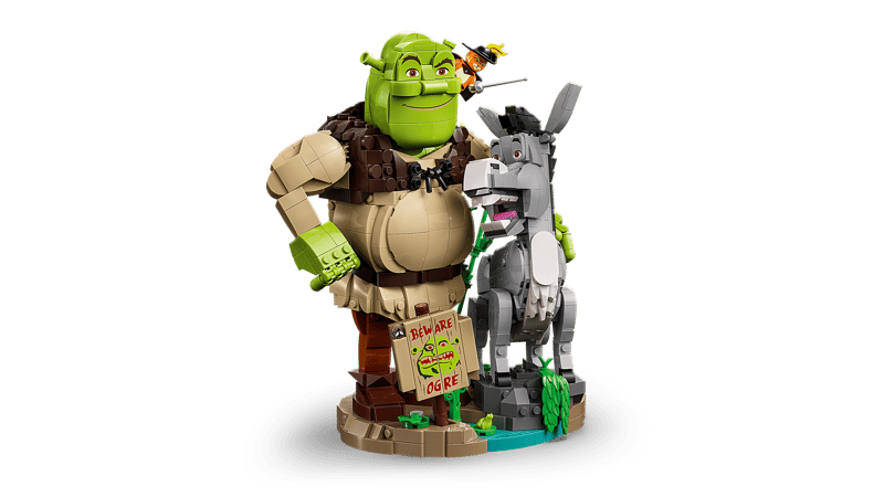 Lego Ideas 72423 Shrek Donkey And Puss In Boots Set