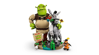 Lego Ideas 72423 Shrek Donkey And Puss In Boots Set